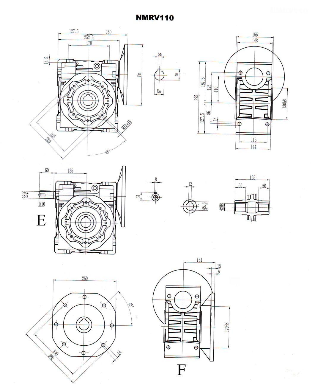 Worm Gear Unit Worm Gear Motor
