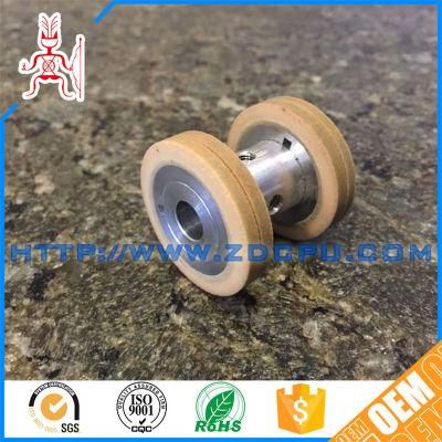 OEM ODM Size White Plastic Pulley with Rubber Covered Pulley