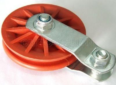 3.5&quot; Plastic/Nylon Rope Pulleys /Poultry Equipment Parts, Red