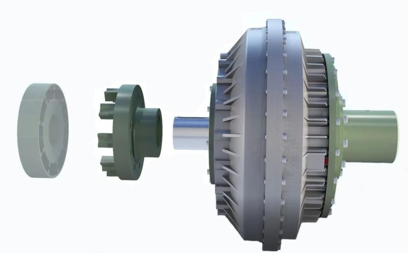 Densen Customized Fluid Coupling for Conveyor, Hydraulic Gear Fluid Coupling, Limited Torque Fluid Coupling