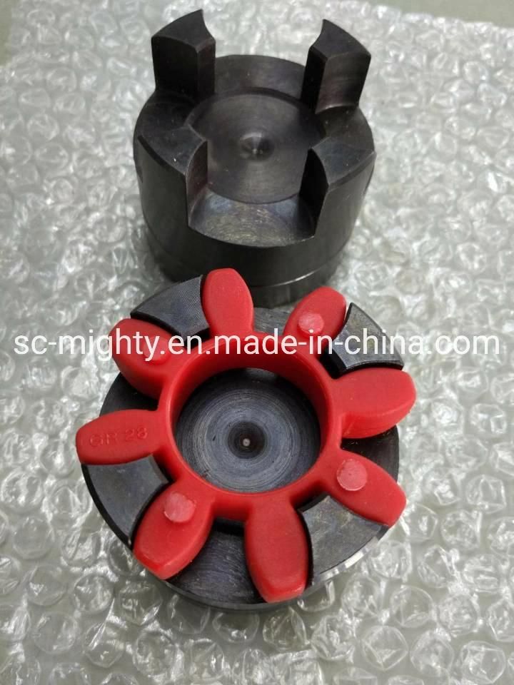 Mighty Stainless Steel or Steel Gr/Ge Rotex Type Flexible Jaw Driving Coupling with PU Spider Element for Electric Motor with Reasonable Price