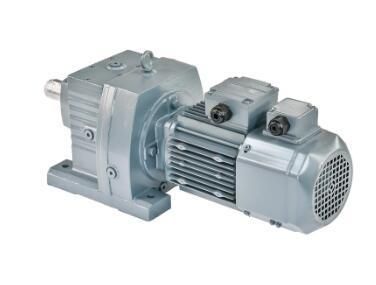 Helical Gearbox with 440V Motor Solid Shaft Helical Transmission Gearbox