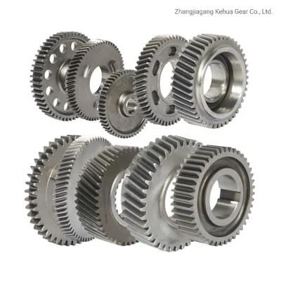 Customized Cut OEM Helical Rack Gears Spur Cement Mixer External Transmission Gear Manufacture