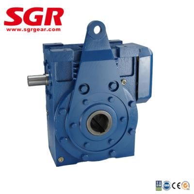 Hollow-Shaft Torque-Arm Cone Worm Gearbox/Speed Reducer