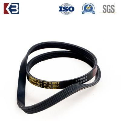 High Quality Transmission V-Ribbed Poly Drive Rubber Auto 4pk700/710/720/985 V Belt for Engine