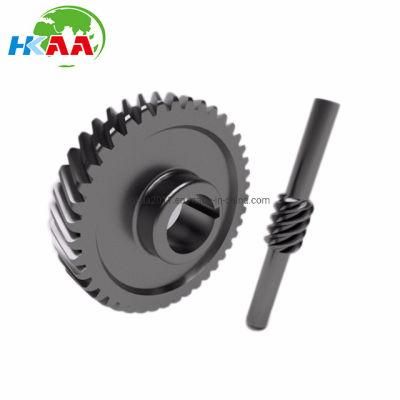 Precision Gear Bobbing Process Alloy Steel Helical Gear&Shaft