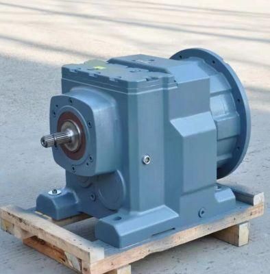 Foot Mounted Inline Helical Gearbox with Electric Motor
