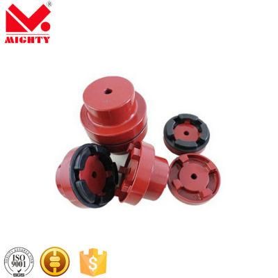 Cast Iron Steel Flexible Normex Flange Shaft Flexible Nm Coupling with Rubber PU Element for Pump Motor