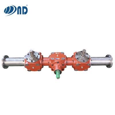 Agricultural Bevel Gearbox Pto Agriculture Gear Box Farm Slasher Rotary Tiller Reducer Feed Mixer Tractor Right Angle Rotavator