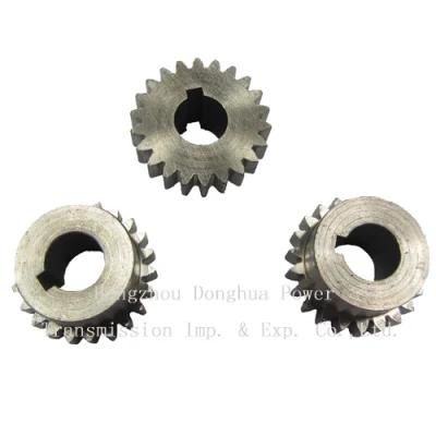 ISO Standard Spur Gears Pinion Zinc Plated