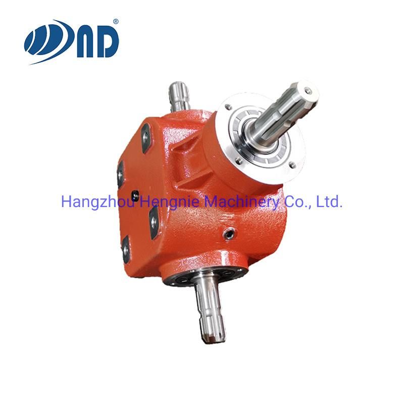 Agricultural Gearbox for Straw Blower Concrete Mixer Turf and Lime Spreader Gear Box Pto