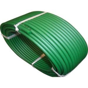 Green Rough Surface PU Polycord Round Belt for Tmepered Furnace