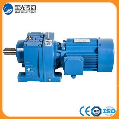 0.2kw~90kw Helical Speed Reduction Gearbox with Output Solid Shaft