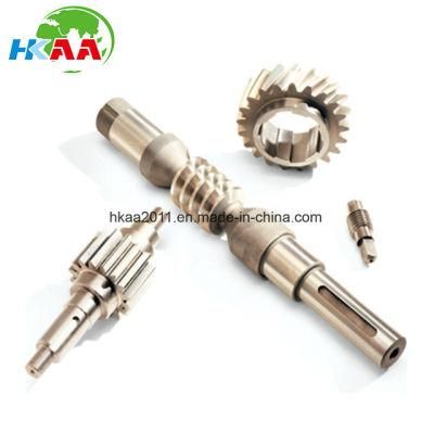 Custom Machining Helical Spiral Gear&amp; Gear Shaft