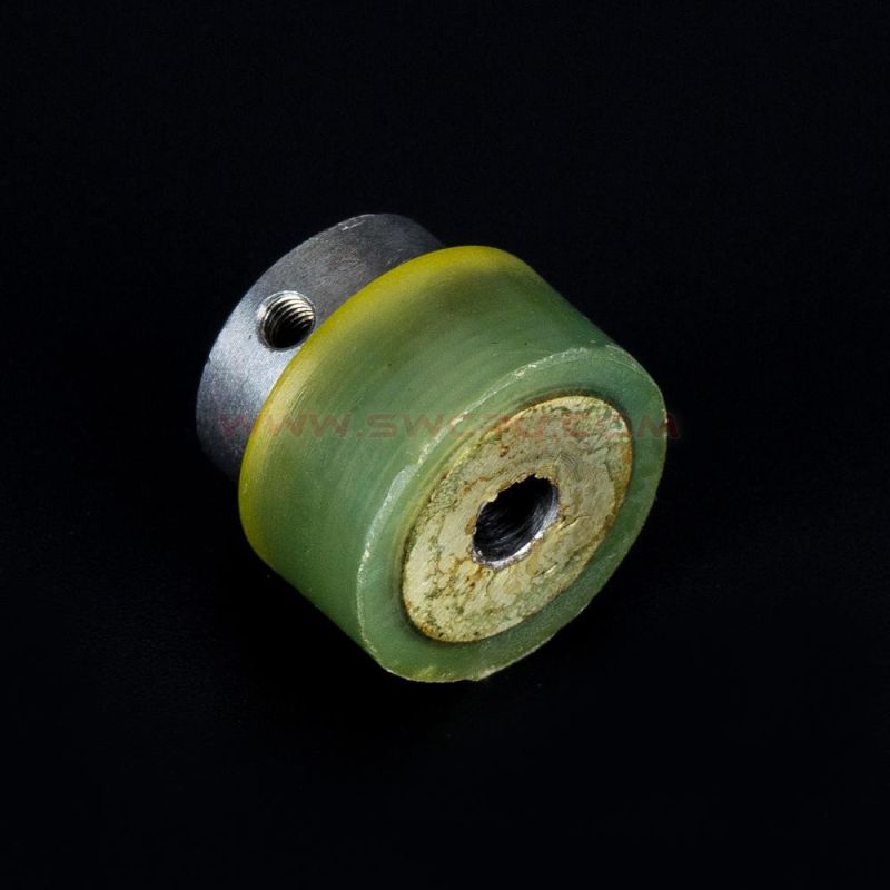 Customized High Quality Heavy Duty Nylon Wheels Polyurethane Covered Bearings