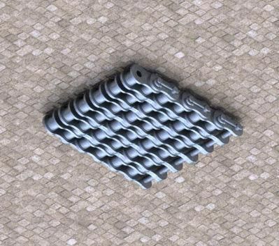200-6 ANSI Oil Field Chain Roller Chain Petroleum Drilling Machine Chain
