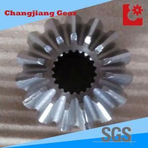 Steel Crossed Bevel Helical Gear with Spline for Agricultural Machines