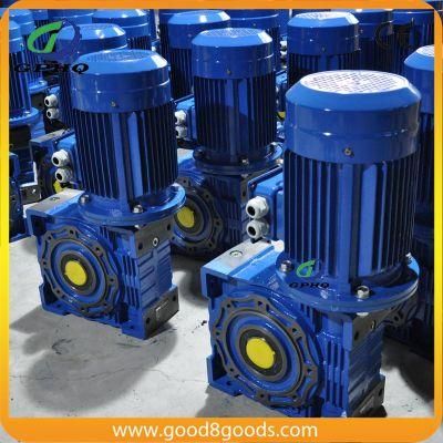 RV130-4-4-40 Cast Iron Worm Transmission Gearbox Motor