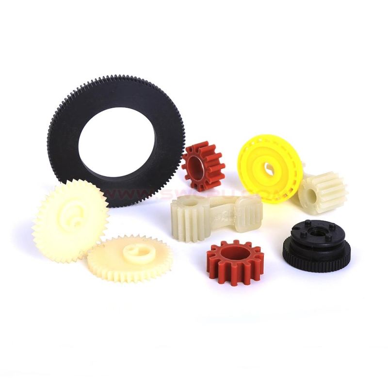OEM Injection Moulding Nylon Helical Tooth Spur Plastic Gears