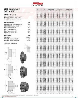 Precision Sprocket 10b-1-2-3 for Roller Chain 5/8&quot;X 3/8&quot;