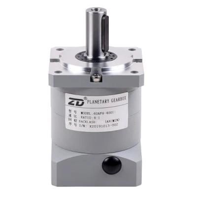 ZD 60mm Square Mounting Flange High Precision Helical Gear Planetary Gearbox for Servo Motor