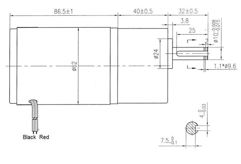 DC Gear Motor of 12V 30W Animal Ride Gear Motor Motor