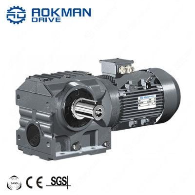 90 Degree S Series Electric Motor Helical Worm Speed Reducer