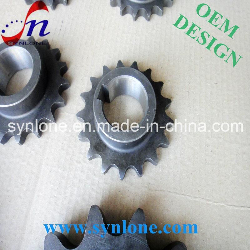 Custom High Quality Black Sprocket for Machinery Parts